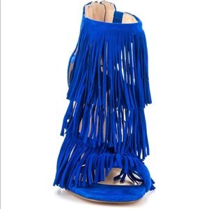 Steve Madden Fringly Heels Size 8